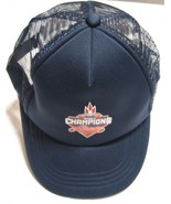 Atlanta Braves 2021 World Champions Trucker Baseball Cap Black Mesh Snap... - $7.60