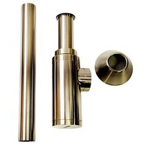 Brizo BT041142-NK 12&quot; Bottle Trap with Flange - Luxe Nickel - $125.90