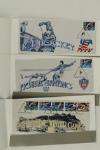 3PC Booklet Lot 1992 US OLYMPIC TEAM Stamps XVI Winter Games Albertville... - £16.57 GBP