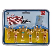 NPW Drinking Buddies Drink Markers Chad (Pack of 6) - £7.89 GBP