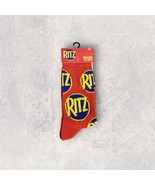 Ritz Crackers Print Novelty Crew Socks - Men’s Size 6-12 ONE PAIR - $108.70 MXN