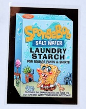 2017 Wacky Packages 50th Anniversary SpongeBob Saltwater Laundry Starch Sticker  - $5.95