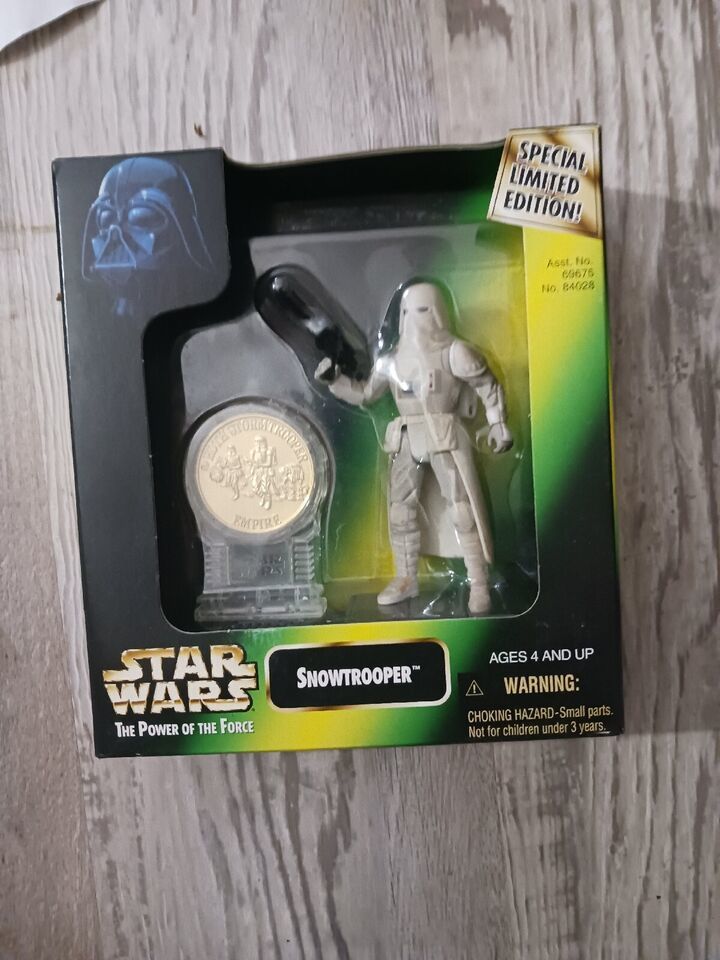 Snowtrooper w Coin STAR WARS Power of the Force POTF Special Limited Edition - $18.69