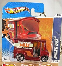 2011 Hot Wheels #171 HW City Works 1/10 BREAD BOX Red Variation w/5Sp Short Card - £7.10 GBP