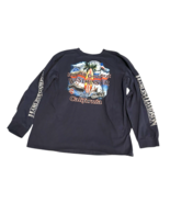 Vtg Harley Davidson Shirt Bald Eagle Men XL Blue Westminster CA Long Sle... - $856.04 MXN