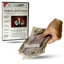 Torn and Restored Newspaper Illusion Course on DVD - £14.76 GBP