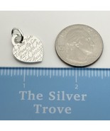 Tiffany & Co Small Notes 727 Fifth Ave Wave Herat Pendant or Charm in Silver - $179.00
