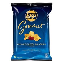 3 x Lay&#39;s Wafer Gourmet Potato Chips Vintage Cheese &amp; Paprika Crispy 55g... - £10.63 GBP