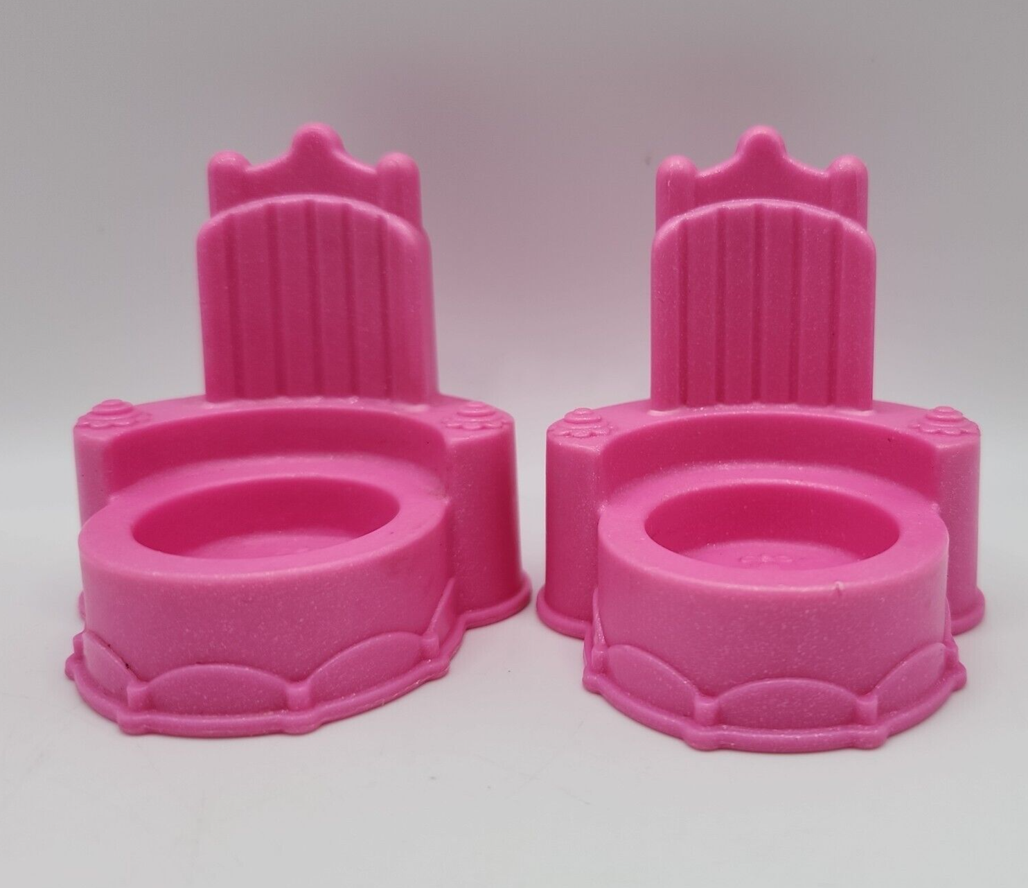 2012 Fisher Price Little People Princess Songs Palace Pink Throne Chair - 2 pc - £7.66 GBP