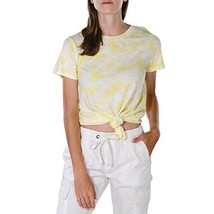 $54 Sanctuary Womens Perfect Knot Tie-Dye Knotted Pullover Top Yellow Size Small - £12.73 GBP