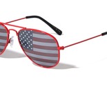Dweebzilla Kids Youth USA American Flag Patriotic Classic Pilot Aviator ... - £10.11 GBP