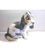 Basset Hound Puppy Dog Figurine Homco 1983 Masterpiece Porcelain - €13,37 EUR