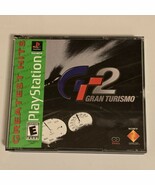 Playstation 1 Gran Turismo 2 Greatest Hits PS1 2-disc Fat Green Case - $23.03 CAD