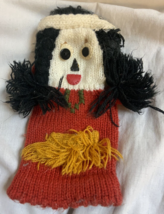 Vintage 1960s Girls Indian Native American Knit Puppet Mitten 7”x3.25” - £5.41 GBP