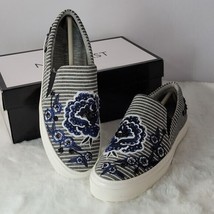 Nine West Onyeka Floral Striped Embroidered Sneaker Size 6 - £19.67 GBP