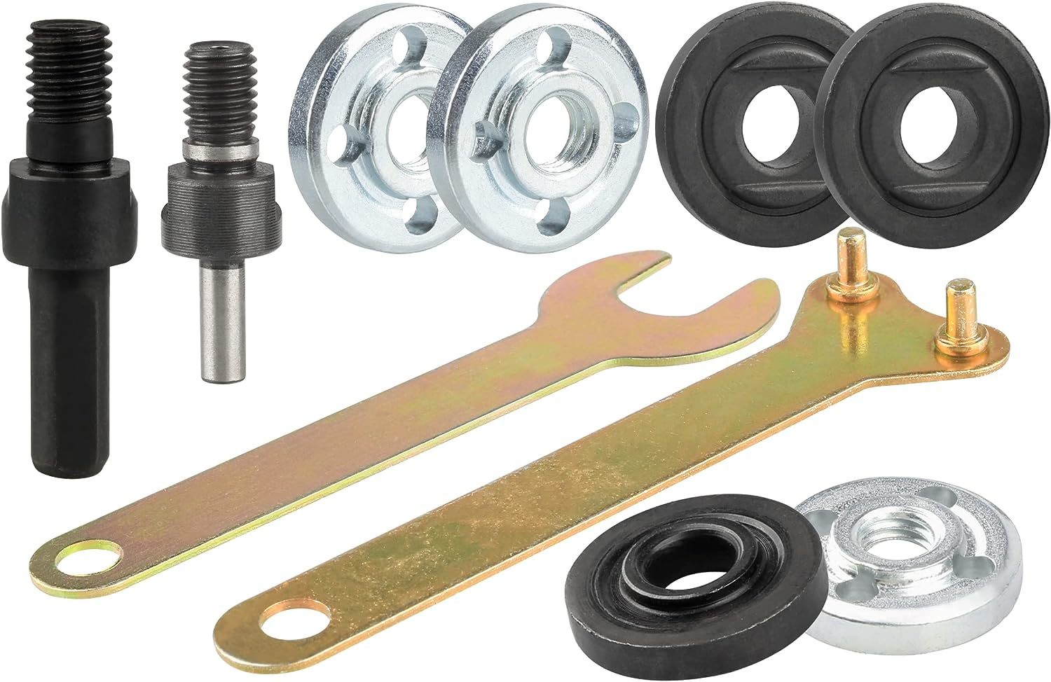 Yakamoz Drill Angle Grinder Adapter With Flange Nut Parts Set, 6Mm And 10Mm - $29.95