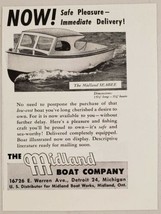 1946 Print Ad Midland SEABEE Boats Midland,ONT Canada &amp; Detroit,Michigan - £8.47 GBP