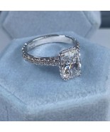 Bague En Diamant Pave Coupe Française GIA Lab Grown 2.08 CT E-VVS2 18k 3... - €3.092,46 EUR