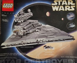 LEGO Star Wars Imperial Star Destroyer (10030) RETIRED 2002 Original Box &amp; Book - £389.85 GBP