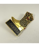 1998 Guest Houston Livestock Show &amp; Rodeo Pin Badge Numbered HLSR - $23.74 CAD