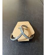 1.5&quot; rhinestone hoop earrings - €10,22 EUR