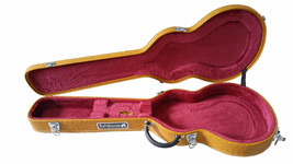 fishbone Alligator Brown Les Paul Electric Guitar Hardshell Case New - $149.00