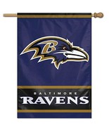 WinCraft Baltimore Ravens Primary Logo House Flag, 28&quot; x 40&quot;  - £19.65 GBP