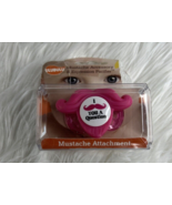 Ulubulu Mustache Collection. PINK. I Mustache You A Question Pacifier. BNIB - €12,77 EUR