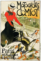 French Poster.Home Wall.Motorcycle.Art Nouveau.Home Decor 74 - £14.07 GBP+