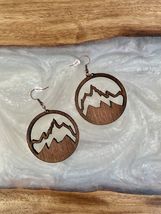 Wild North Wooden Earrings NEW Grand Tetons - $12.99