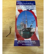 USS Constellation Baltimore Brochure w/Brass Friction Primer From Cannon... - £15.35 GBP