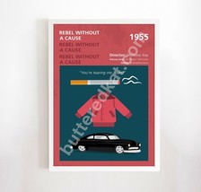 Rebel Without a Cause (1955) Minimalistic Film Poster  - £11.68 GBP+