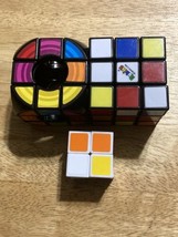 Rubik&#39;s Cube Lot of 3 Rubik&#39;s cubes Official &amp; Inspired ~ 3x3, 2x2 - $16.53