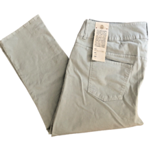 Talbots Signature Crop Pant Womens 16 Cotton Comfort Garment Dyed Pale Green NWT - £18.75 GBP