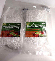 2 pack ,5x15 Ft Trellis Netting for Climbing Plants 6 in reach through mesh - £7.39 GBP