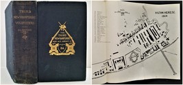 1893 Antique Civil War History Maps Third New Hampshire Vol Inf Genealogy - £229.46 GBP