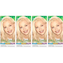 4-Pack New Clairol Balsam Permanent Hair Color, 599 Ultra Light Natural Blonde - £24.31 GBP