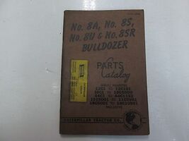 Caterpillar 8A 8S 8U 8SR Bulldozer Parte Catalogo Manuale 12C1 18C1 44C1... - €7,74 EUR