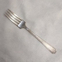 National Silver Co Gramercy Fork 7&quot; Silver Plated 1930 - £9.97 GBP