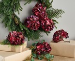Set of 6 Hydrangea Clips by Valerie in Burgundy - $193.99