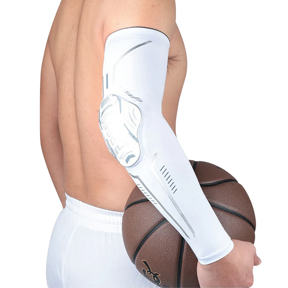 1Pcs  Crasroof Elbow &amp; Knee Pads Compression Arm Sleeves for Outdoor Basketball  - £78.36 GBP