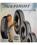 1930 Fisk Tires Advertisement Automobilia Deluxe Air Flight Antique DWWW10 - $554.45 MXN