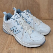 NEW BALANCE 608 Womens Sneakers Size 10 B Crosstrainers White Blue WX608WB5 - £38.84 GBP