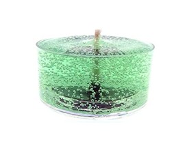 24 Pack Unscented Seafoam Green Colored Mineral Oil Based up to 8 Hours Tea Ligh - £16.97 GBP