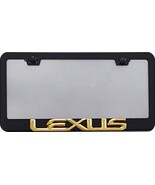 LEXUS 3D  Gold Script   Stainless Steel Frame - $59.00