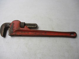 Vintage reed Pipe Wrench RW 18 inch USA, heavy duty Red - $24.74