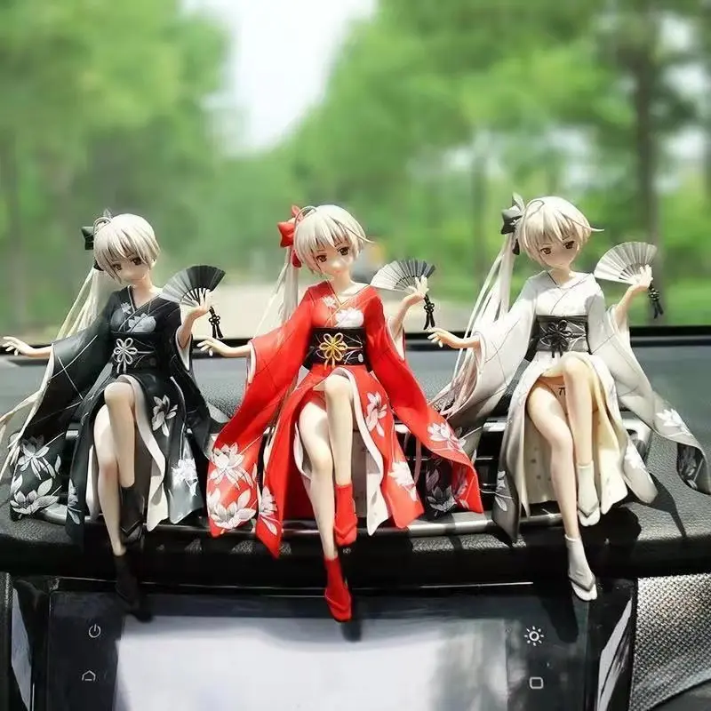 Car Decoration Anime Kimono Kasugano Sora Sword Action Figures Model Auto - £13.73 GBP