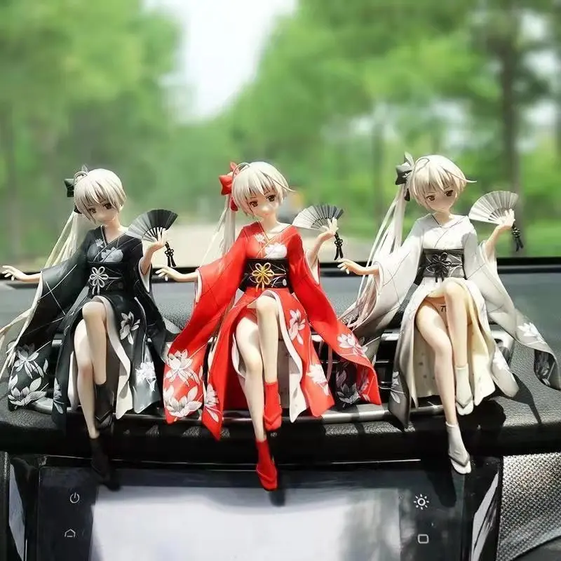 Car Decoration Anime Kimono Kasugano Sora Sword Action Figures Model Auto - $17.14