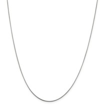 Sterling Silver Rhodium Plated .8mm Rd Snake Chain 2In Ext Necklace 18&quot; - £20.49 GBP