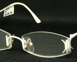 Vintage Krizia KV41-35 Elfenbein Brille Rahmenlose 57-15-140 B29mm - $96.12